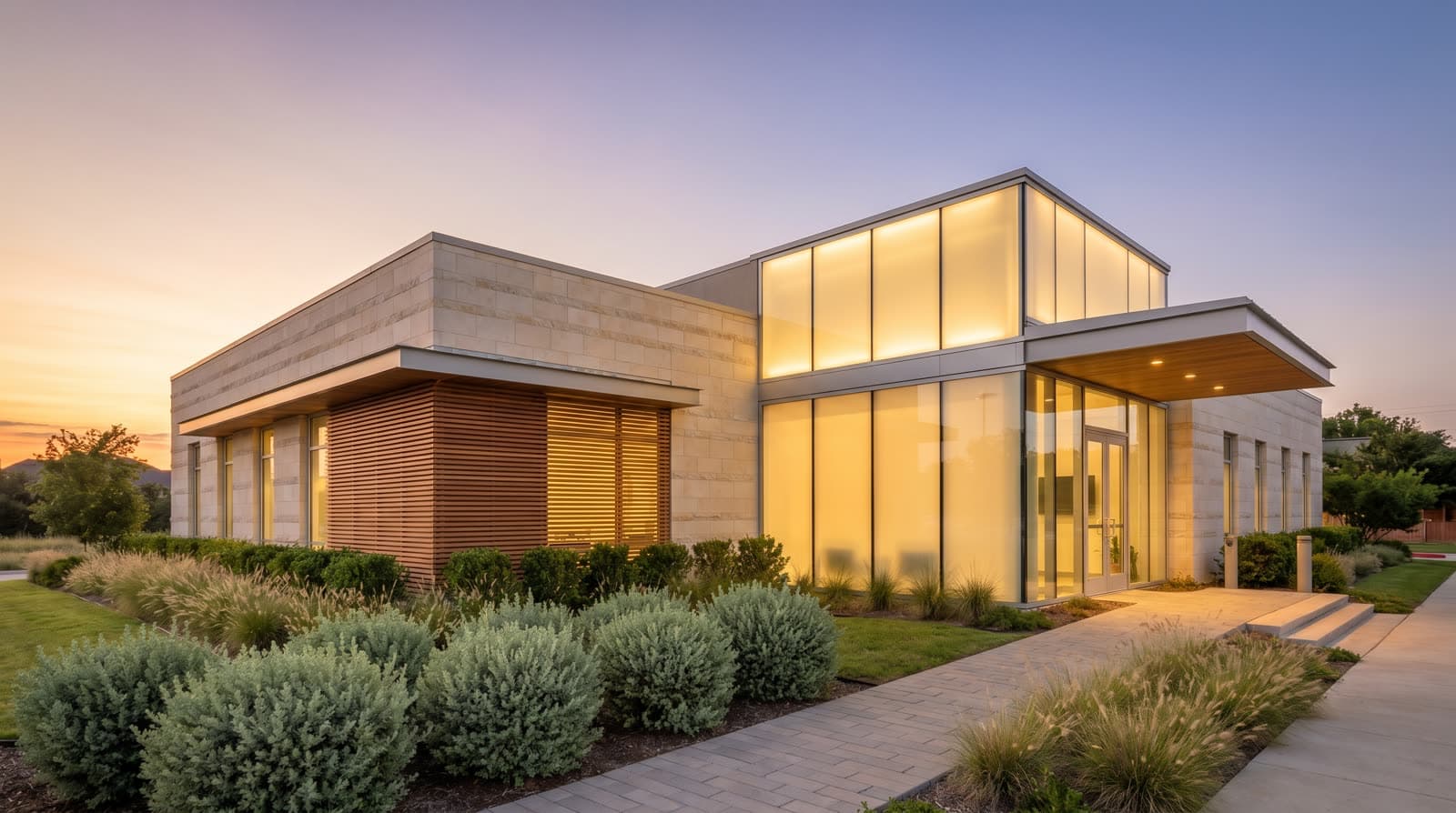 The modern Northcrest Dental clinic building in Maplewood