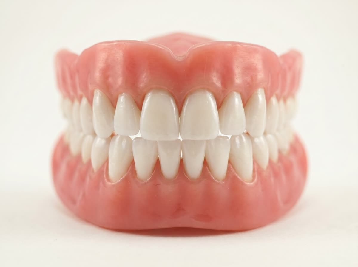After: Professional whitening (clinical model, sample)